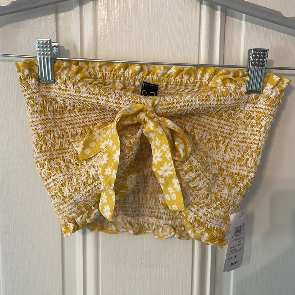 Lil Miss Sunshine Smocked Ditsy Top